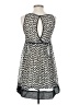 Unbranded 100% Polyester Chevron-herringbone Gray Casual Dress Size XS - photo 2