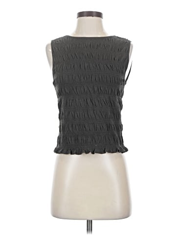 Madewell Smocked Boatneck Tank (view 1)