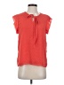 Alice Blue Orange Short Sleeve Blouse Size XS - photo 1