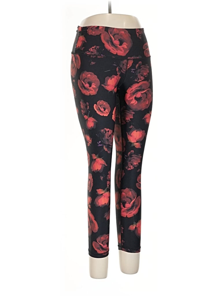 Pre-owned Victoria Sport Leggings In Red