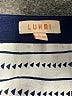 Luxmi Blue 3/4 Sleeve Blouse Size L - photo 7