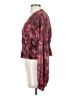 Steve Madden 100% Polyester Burgundy Long Sleeve Blouse Size S - photo 5