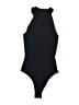 Happily Grey 100% Polyester Black Bodysuit Size S - photo 1