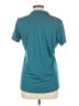 Pebble Beach 100% Polyester Teal Short Sleeve Blouse Size L - photo 2
