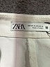 Zara 100% Cotton White Casual Pants Size XS - photo 4