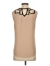 Greylin 100% Polyester Tan Sleeveless Blouse Size S - photo 2