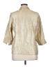 TanJay Ivory 3/4 Sleeve Button-Down Shirt Size 14 - photo 2