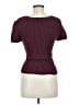 STAUD Burgundy Short Sleeve Top Size M - photo 2