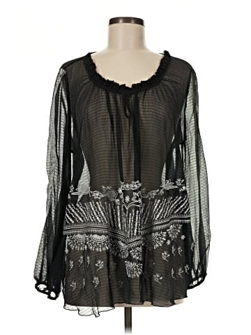 BCBGMAXAZRIA Long Sleeve Blouse (view 1)