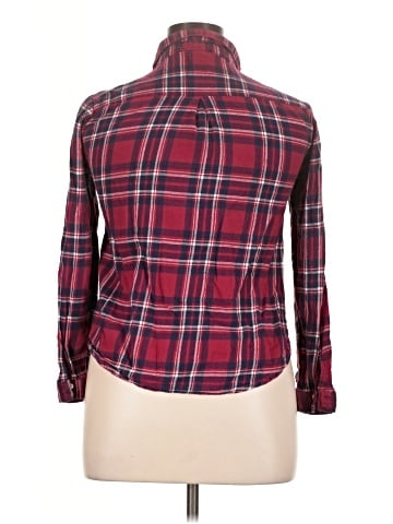 Charlotte Russe Long Sleeve Button-Down Shirt (view 2)