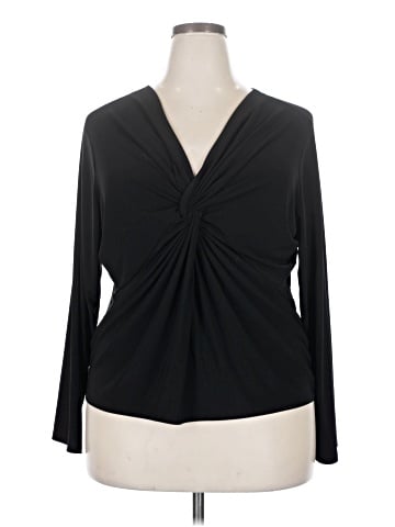 Oscar by Oscar De La Renta Long Sleeve Blouse (view 1)