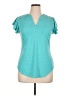 Unbranded Teal Short Sleeve Top Size XL - photo 1