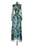 Nicholas 100% Silk Teal 3/4 Sleeve Silk Top Size 0 - photo 2