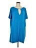 Elaine Turner Blue Short Sleeve Top Size M - photo 1