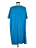 Elaine Turner Blue Short Sleeve Top Size M - photo 2