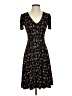 Lark & Ro Hearts Black Casual Dress Size 0 - photo 1