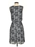 AB Studio Paisley Gray Casual Dress Size S - photo 2