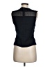 Rag & Bone 100% Viscose Black Blue Sleeveless Top Size 6 - photo 2