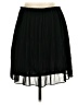 H&M 100% Polyester Solid Black Formal Skirt Size 10 - photo 2