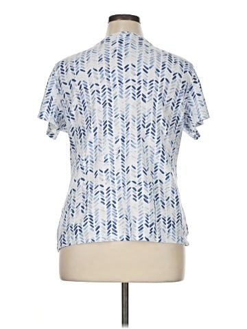 Karen Scott Short Sleeve Blouse (view 2)