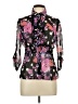 Susie Rose Floral Black 3/4 Sleeve Blouse Size 11 - photo 1