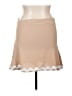 Fashion 100% Polyester Chevron-herringbone Tan Formal Skirt Size L - photo 1