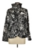 Chico's 100% Cotton Print Black Jacket Size Lg (2) - photo 1