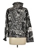 Chico's 100% Cotton Print Black Jacket Size Lg (2) - photo 2