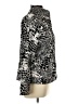 Chico's 100% Cotton Print Black Jacket Size Lg (2) - photo 4