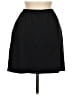 L.L.Bean Solid Black Casual Skirt Size M - photo 2