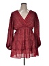 Max Studio 100% Polyester Paisley Red Casual Dress Size XL - photo 1