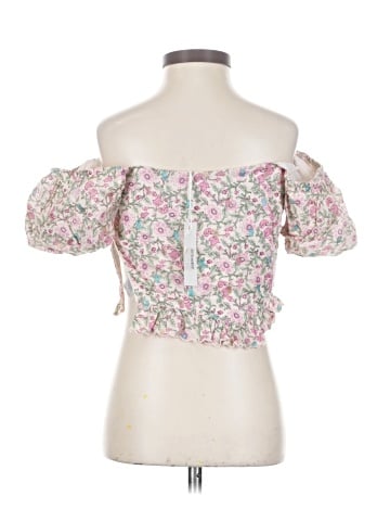 Olivaceous Short Sleeve Blouse (view 2)