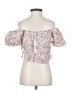 Olivaceous 100% Cotton Pink Short Sleeve Blouse Size S - photo 2