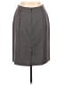 Brooks Brothers 100% Wool Solid Gray Wool Skirt Size 8 (petite) - photo 2