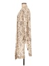Saltwater LUXE 100% Viscose Tan Kimono Size M - photo 5