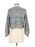 Rag Poets Metallic Gray Pullover Sweater Size S - photo 2