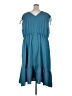 BLOOMCHIC 100% Polyester Teal Casual Dress Size 26 waist - photo 2