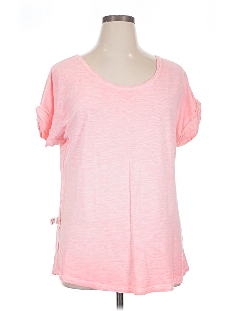 Pre-owned Lane Bryant Active T-shirt In Pink