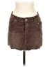 Refuge Brown Denim Skirt Size 3 - photo 1