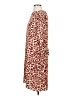 H&M 100% Polyester Animal Print Brown Casual Dress Size 4 - photo 5