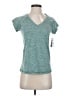 Ideology 100% Polyester Teal Short Sleeve Top Size XS - photo 1
