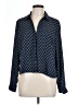 MICHAEL Michael Kors Polka Dots Blue 3/4 Sleeve Blouse Size L - photo 1