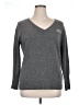 Halogen 100% Cashmere Gray Cashmere Pullover Sweater Size XL (petite) - photo 1