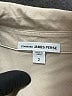 James Perse 100% Cotton Tan Long Sleeve Blouse Size Med (2) - photo 7