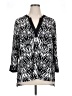 Rafaella Animal Print Black 3/4 Sleeve Blouse Size XL - photo 1