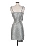 Trixxi Metallic Silver Cocktail Dress Size S - photo 2