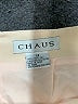 Chaus 100% Silk Tan Ivory Silk Skirt Size 12 - photo 4