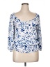 Vince Camuto Blue 3/4 Sleeve Blouse Size S - photo 1