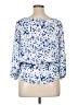 Vince Camuto Blue 3/4 Sleeve Blouse Size S - photo 2