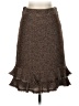 Classiques Entier Tweed Brown Wool Skirt Size 4 - photo 1